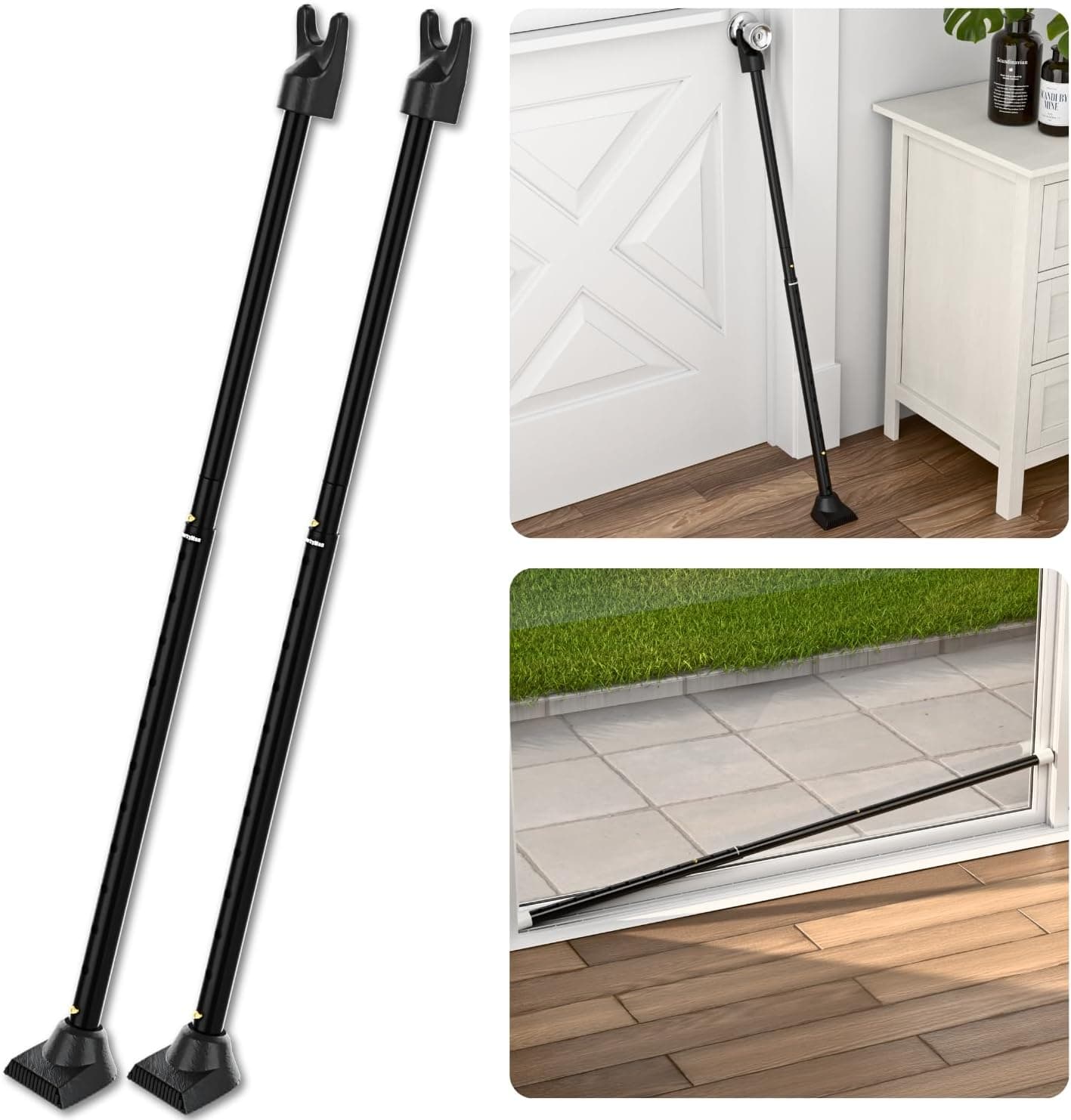 SecurityMan 2-in-1 Door Security Bar