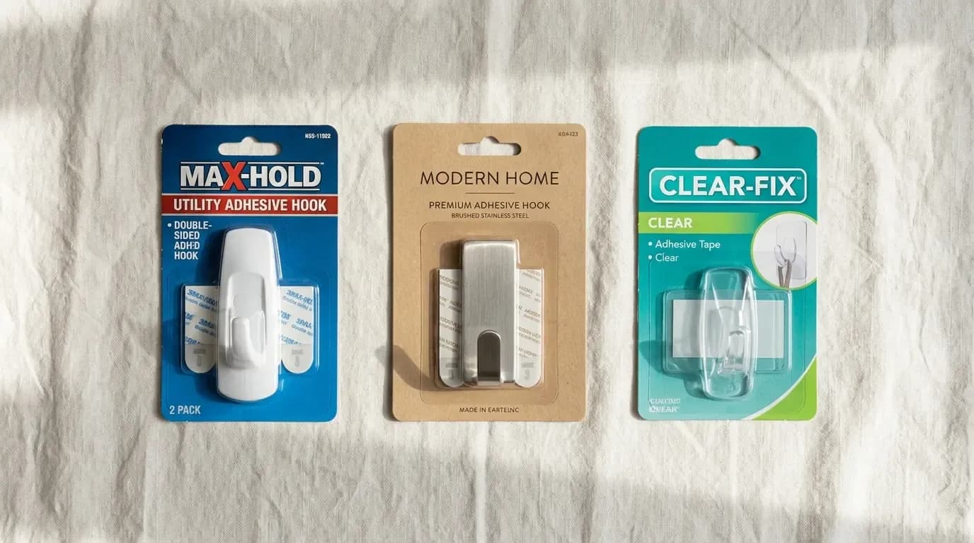Gorilla vs 3M vs Command: Adhesive Hooks Ranked